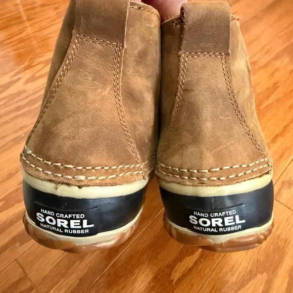 Sorel Out 'N About waterproof leather duck boots women's size 8 - Picture 4 of 7